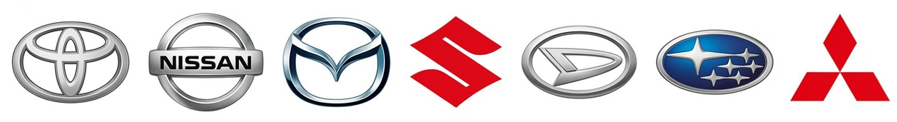 トヨタ・日産・マツダ・スズキ・ダイハツ・スバル・三菱